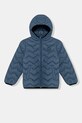 Дитяча куртка United Colors of Benetton з капюшоном блакитний 2TWDGN02V.P.Season.PPYA