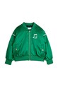 Mini Rodini geaca bomber pentru copii Note 2521010375 verde SS25