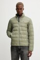 Μπουφάν με επένδυση από πούπουλα Tommy Jeans πράσινο DM0DM20658