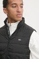 Пухен елек Tommy Jeans черен DM0DM20663