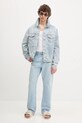MSGM giacca di jeans 3840MH233.257089 blu SS25