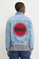 Одежда Джинсовая куртка HUGO 50539200 голубой