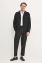 Вовняна куртка-сорочка Calvin Klein K10K113955 чорний SS25