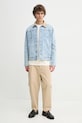 Drôle de Monsieur geacă jeans La Veste Jean DElavEe PERM.JT182.CO123.LBE albastru SS25