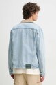 Îmbrăcăminte Drôle de Monsieur geacă jeans La Veste Jean DElavEe PERM.JT182.CO123.LBE albastru