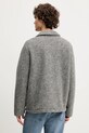 Odzież A.P.C. kurtka koszulowa wełniana veste thais WOAQS.M02912 szary