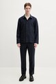 A.P.C. kurtka wełniana veste kerlouan doublee WOARO.H03208 granatowy SS25