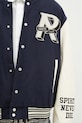 Vlněná bomber bunda Represent Owners Club Varsity Jacket námořnická modř MLM100231.11