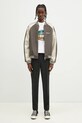Represent kurtka bomber wełniana Raglan Varsity Jacket MLM1803.46 zielony