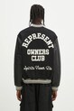 Îmbrăcăminte Represent jacheta bomber din lana Owners Club Varsity Jacket MLM100231.01 negru