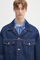 MM6 Maison Margiela kurtka jeansowa granatowy SH0AM0038