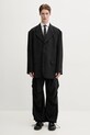 Шерстяной пиджак MM6 Maison Margiela SH0BN0011 чёрный SS25