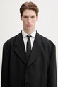 Шерстяной пиджак MM6 Maison Margiela SH0BN0011 чёрный