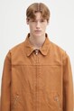Бавовняна сорочка MM6 Maison Margiela коричневий SH0AM0048