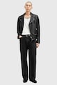 Шкіряна куртка AllSaints CROW чорний M053LB