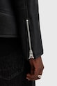 AllSaints bőrdzseki HAYWARD fekete M057LB