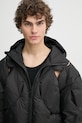 Μπουφάν με επένδυση από πούπουλα Heliot Emil μαύρο SS25.M.02.145.BLK01