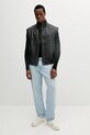 Versace Jeans Couture bezrękawnik skórzany 78GAVP00.CPPS3 czarny SS25