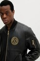 Versace Jeans Couture bőr bomberdzseki fekete 78GAVP06.CPPS3