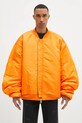 Bunda VETEMENTS Oversized Leather Bomber UA66JA200B černá SS25