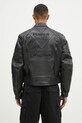 Odzież VETEMENTS kurtka Pro Racing Leather UA66JA220B czarny