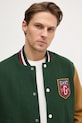 Bomber μπουφάν από μαλλί Gant πράσινο 7006483