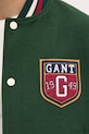 Bomber μπουφάν από μαλλί Gant 7006483 πράσινο