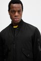 United Colors of Benetton geacă bomber negru 2ZPSUN06G