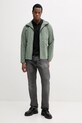 United Colors of Benetton geacă 25R1UN069 verde SS25
