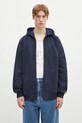 Carhartt WIP sweatshirt Hooded Chase Jacket plain navy I033664.2MZXX