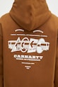 Mikina Carhartt WIP Hooded Runaway Sweat Jacket hnedá I034414.2IQ06