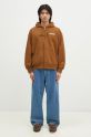 Кофта Carhartt WIP Hooded Runaway Sweat Jacket I034414.2IQ06 коричневий