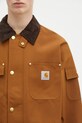 Bunda Carhartt WIP Clapton Jacket hnědá I034424.00SXX