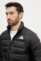 Péřová bunda adidas Essential černá JD1046