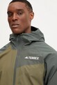adidas TERREX geacă de ploaie Multi Rain.RDY verde JD8355