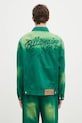 Îmbrăcăminte Billionaire Boys Club geacă din denim Garment Dyed Denim Jacket B24411 verde