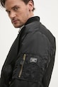 Μπουφάν bomber Guess Jeans μαύρο M5RL81.WHAA2