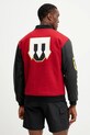 Odzież adidas Originals kurtka bomber z domieszką wełny Manchester United VRCT JF0366 czerwony