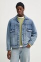 Levi's geaca de blugi din bumbac TYPE 2 TRUCKER necaptusit albastru A7632