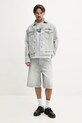 Hugo Blue geacă din denim 50534538 gri SS25