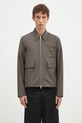 Μάλλινο μπουφάν Paul Smith μαλλί γκρί M1R.031Z.N00041