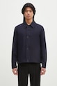 Vlnená bunda Paul Smith bez kapucne tmavomodrá M1R.403Z.P01746