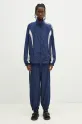 Jakna Y-3 3-Stripes Nylon Shell Jacket JM7788 mornarsko plava