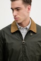Хлопковая куртка Barbour Newbury Wax Jacket зелёный MWX2449
