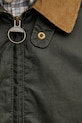 Хлопковая куртка Barbour Newbury Wax Jacket MWX2449 зелёный