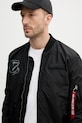 Bomber jakna Alpha Industries MA-1 TT Flying Tigers črna 156129.
