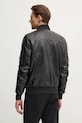 Odzież Alpha Industries kurtka bomber skórzana MA-1 Leather 156141 czarny