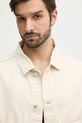 Calvin Klein Jeans geacă din amestec de in bej J30J327212