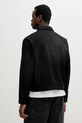 Odzież Calvin Klein Jeans kurtka z domieszką lnu J30J327259 czarny