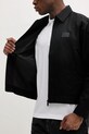 Calvin Klein Jeans kurtka z domieszką lnu J30J327259 czarny